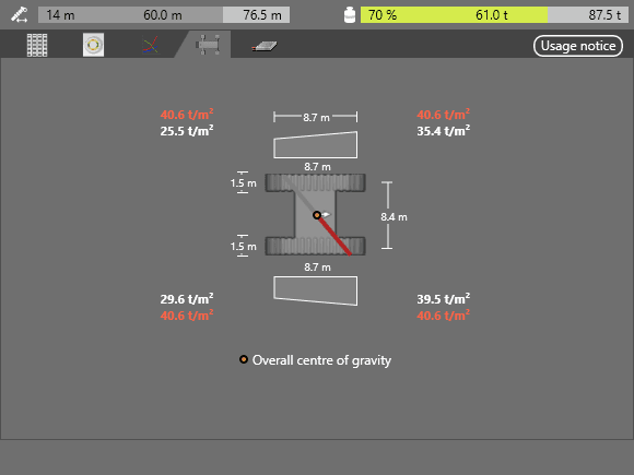 CRANEbee — real-time ground pressure visualization