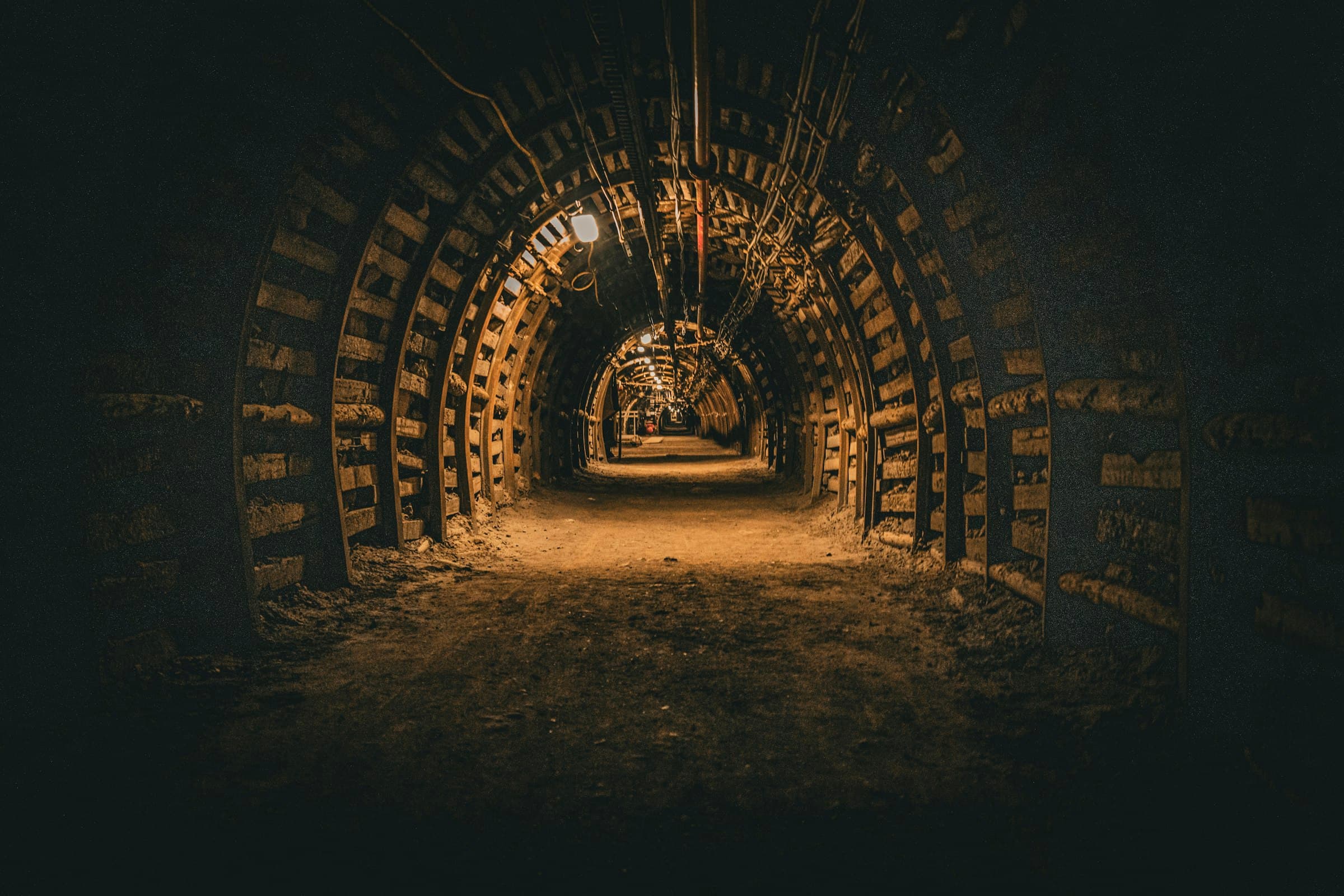 Tunnel de mine souterraine