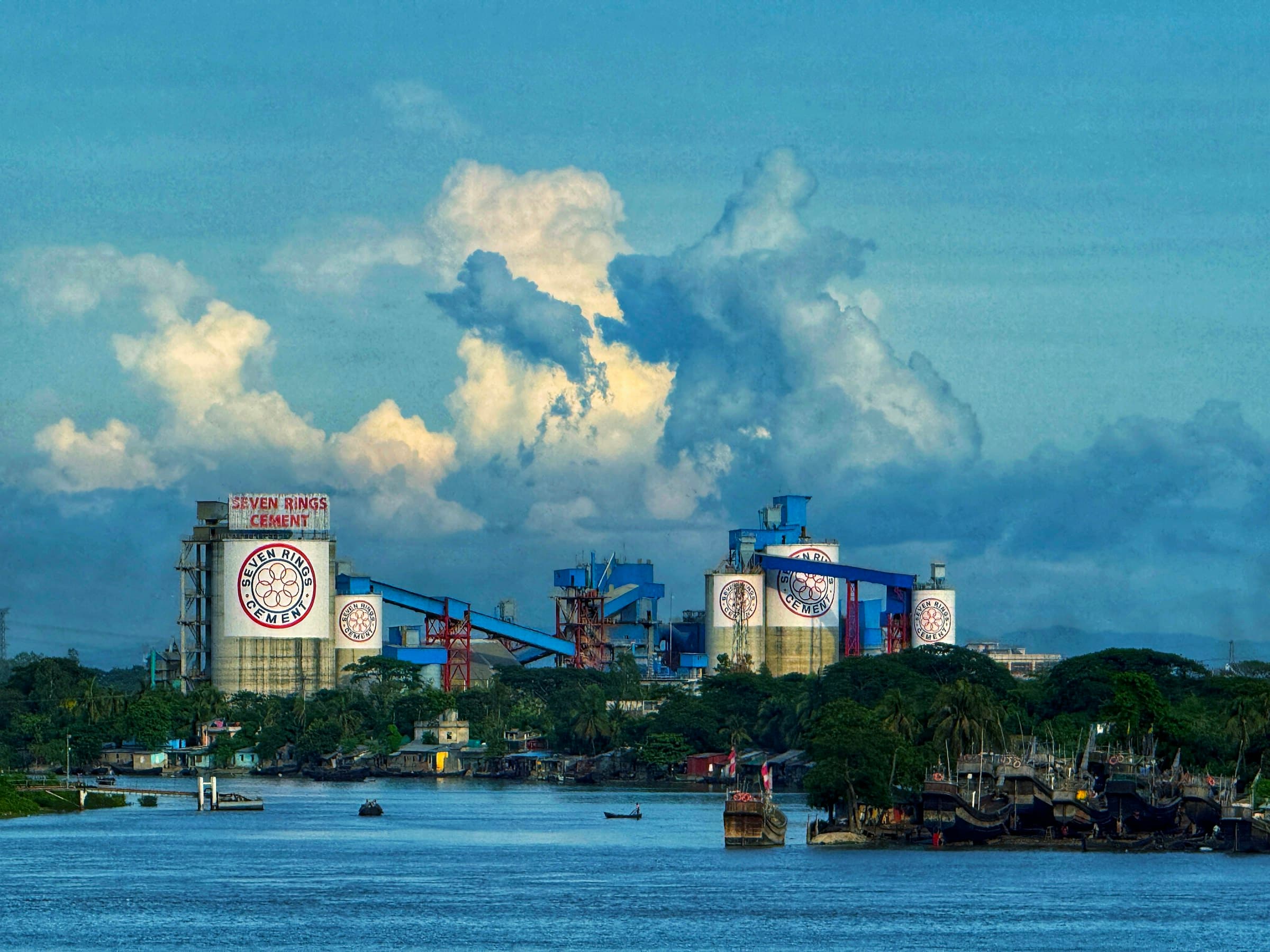 Cement plant — silos