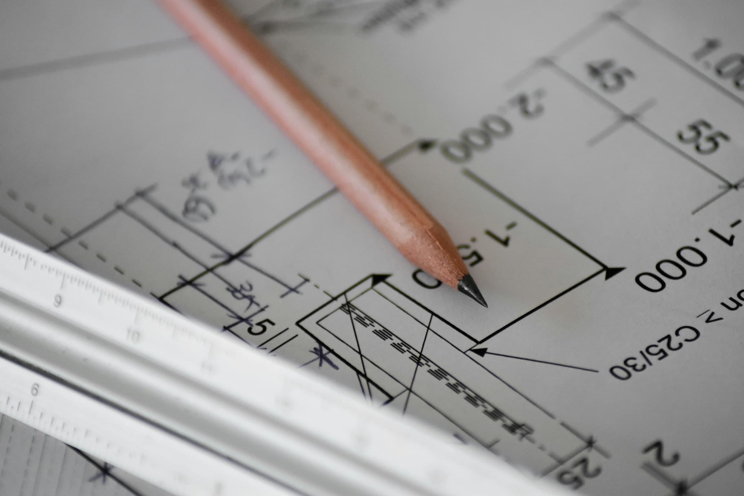 Precision engineering blueprint work