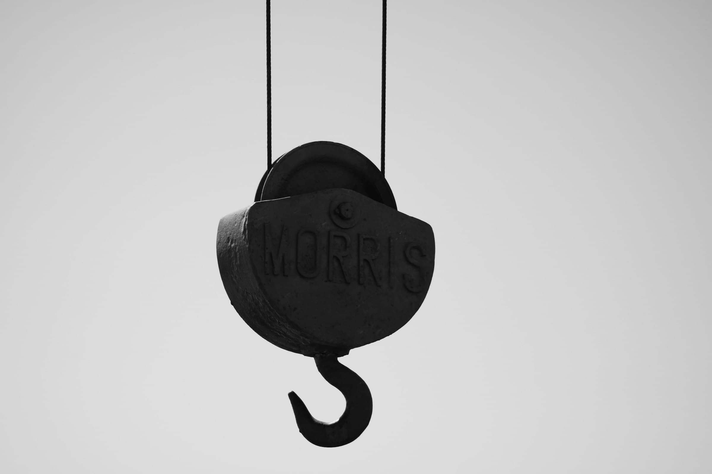 Heavy lift — crane hook detail