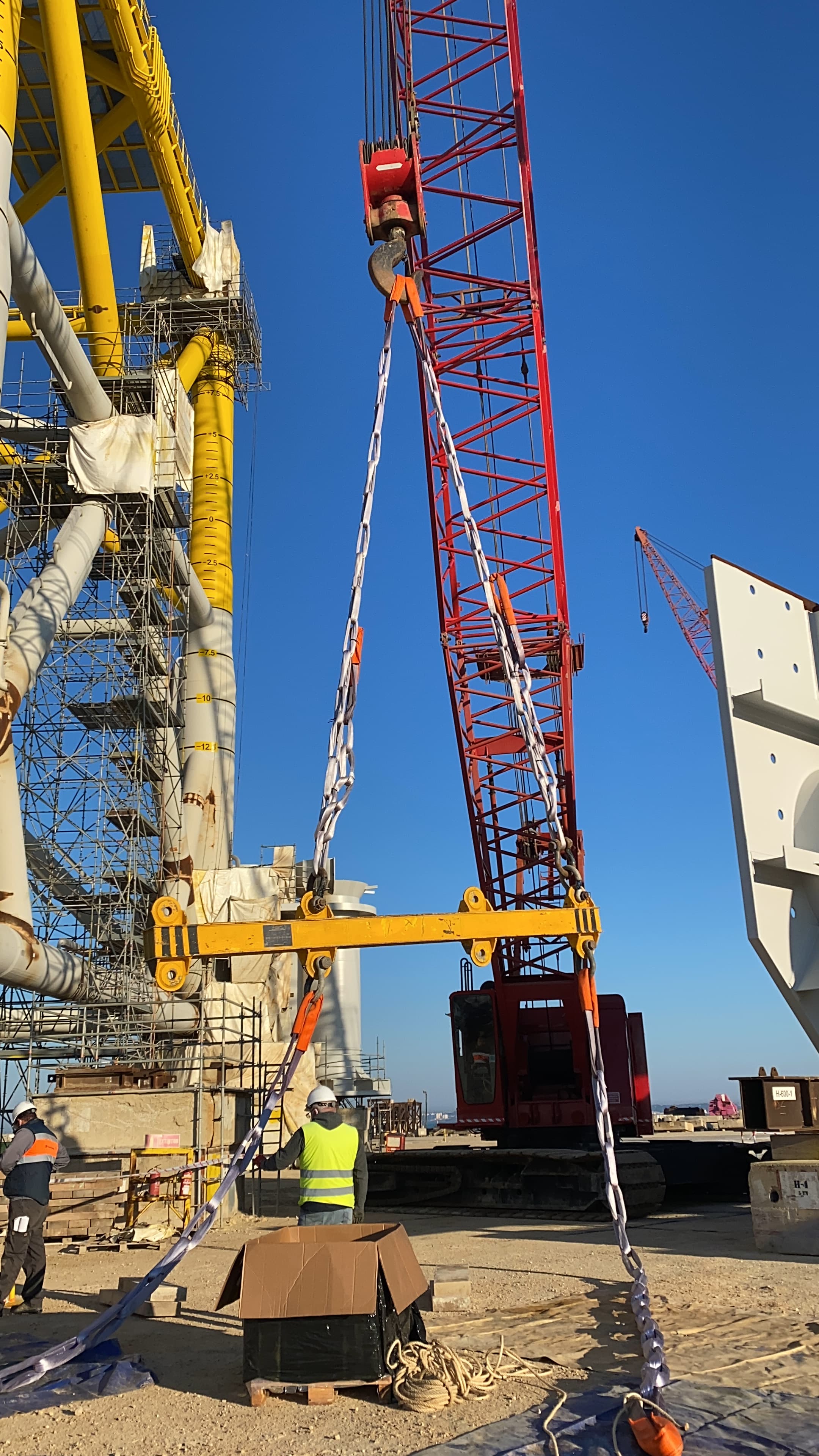 Murlink chain on construction / energy site